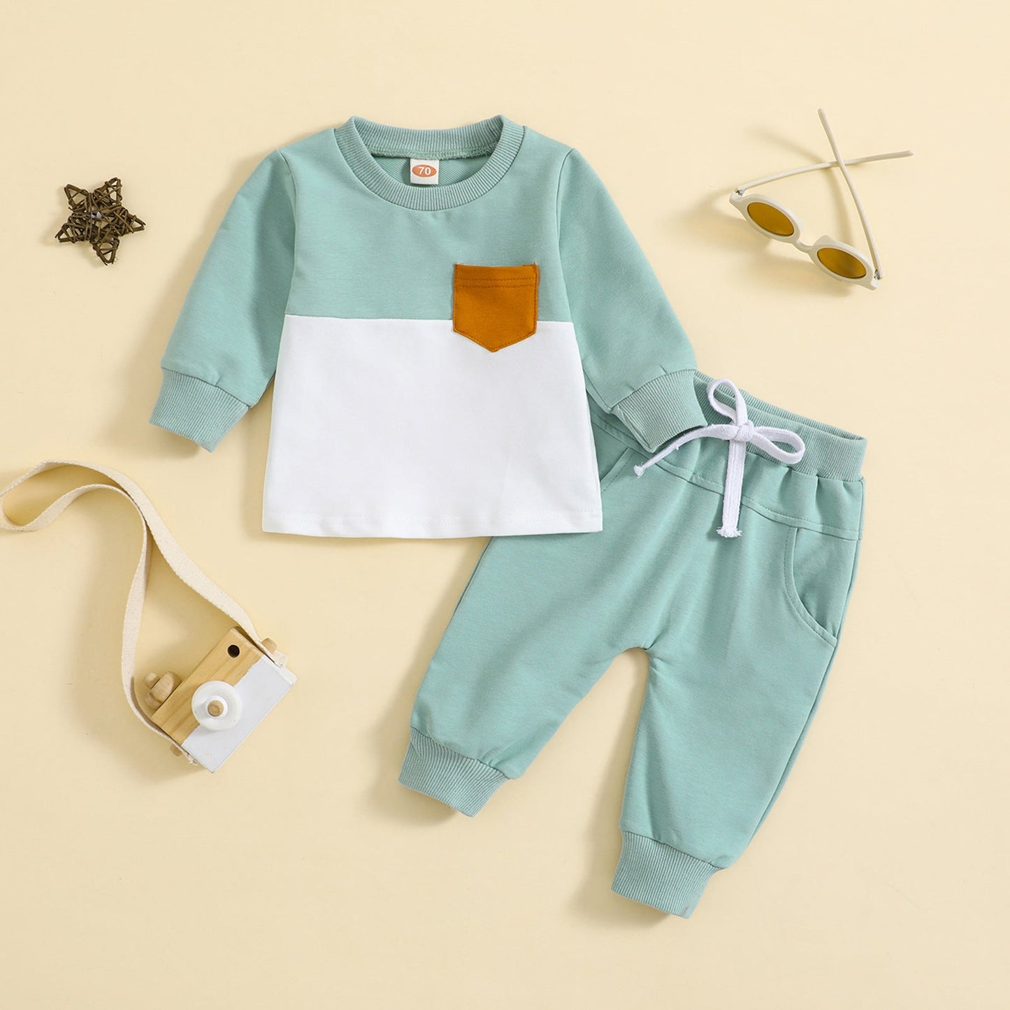 Kids' Casual Pants & Pullover Set