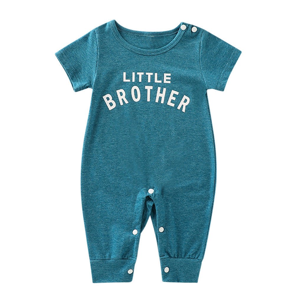 "Little Brother" Short/Long-Sleeved Romper