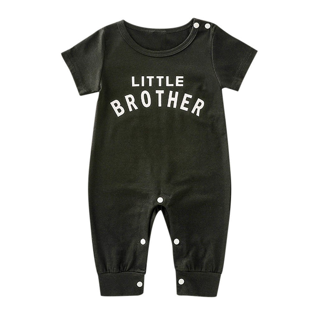 "Little Brother" Short/Long-Sleeved Romper