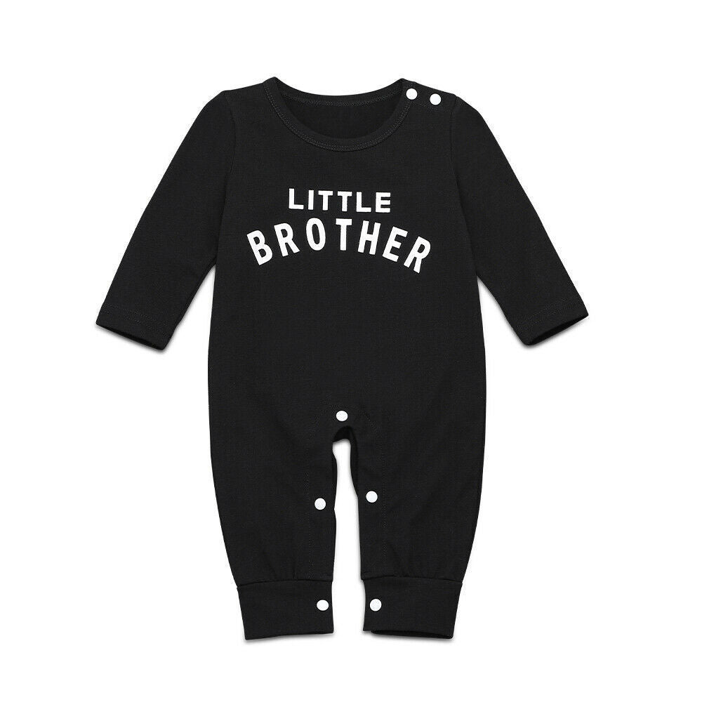 "Little Brother" Short/Long-Sleeved Romper