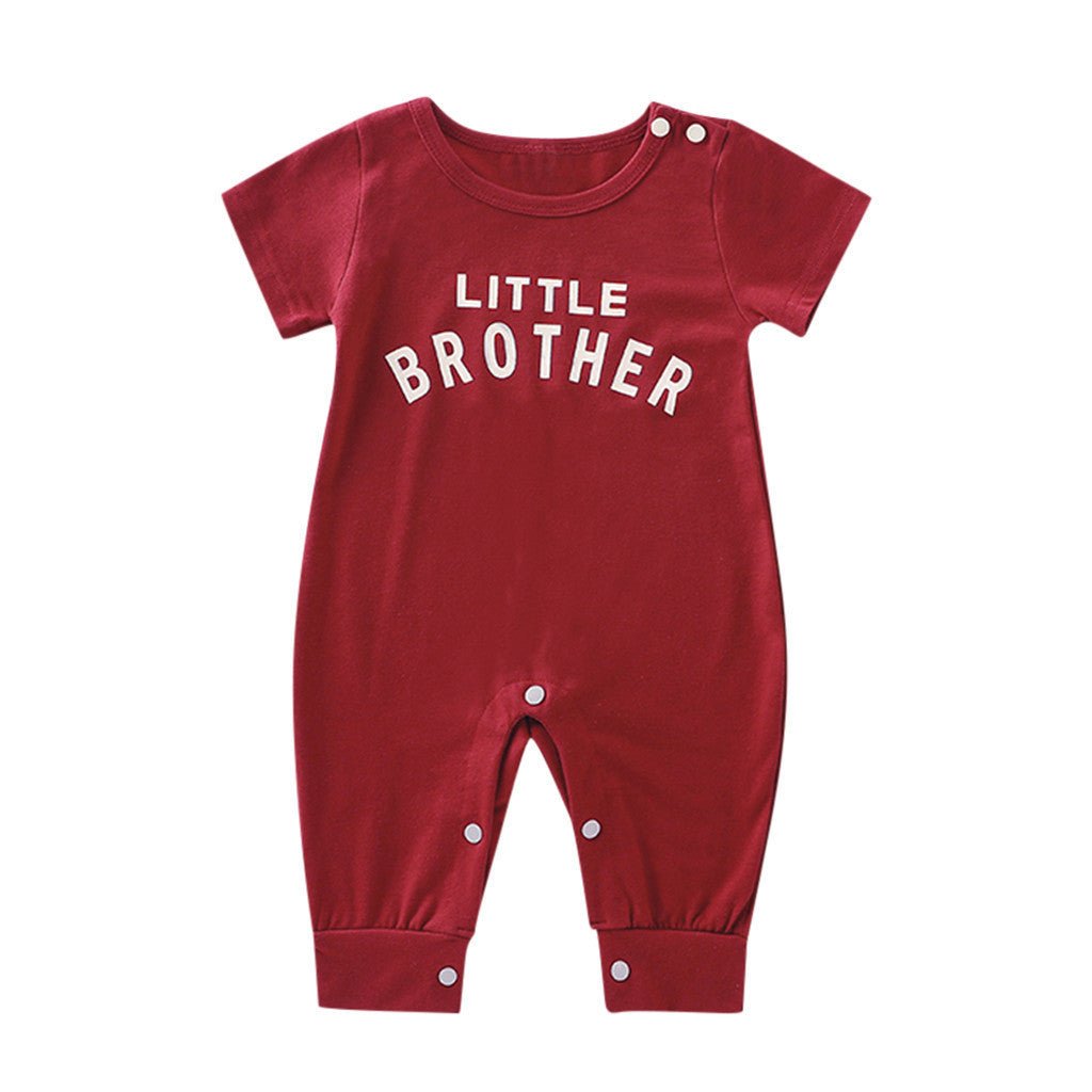 "Little Brother" Short/Long-Sleeved Romper