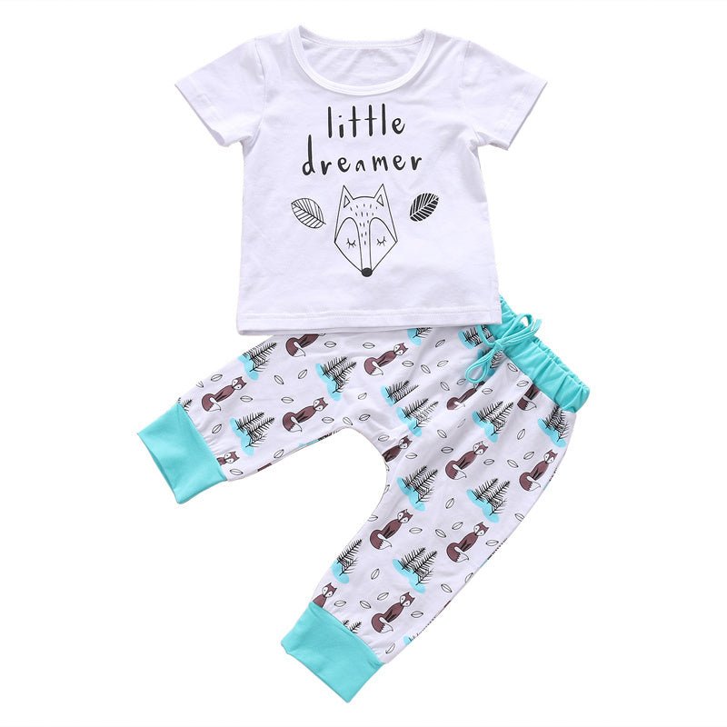 Little Dreamer Fox Pajama Set