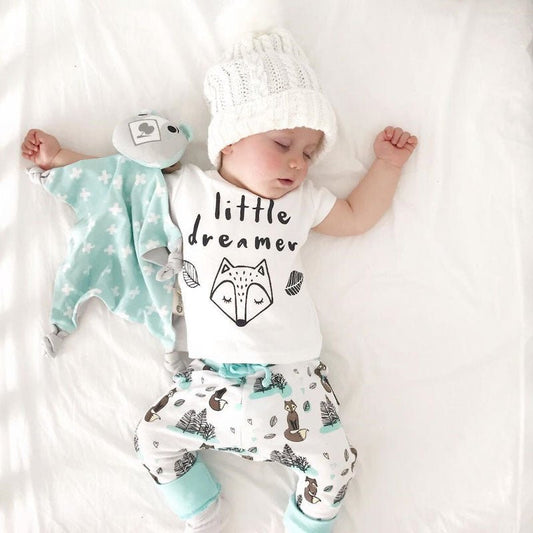 Little Dreamer Fox Pajama Set