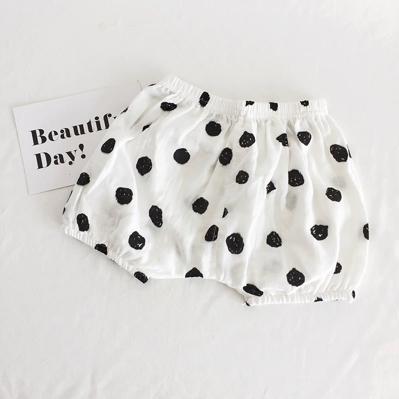 Polka Dot Cotton Baby Bloomers