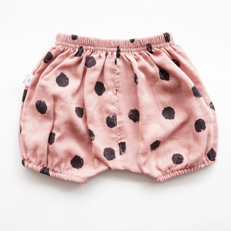 Polka Dot Cotton Baby Bloomers