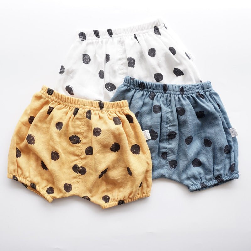 Polka Dot Cotton Baby Bloomers