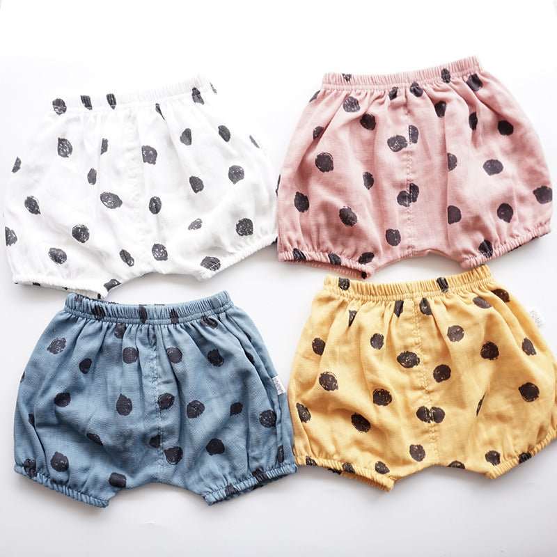 Polka Dot Cotton Baby Bloomers