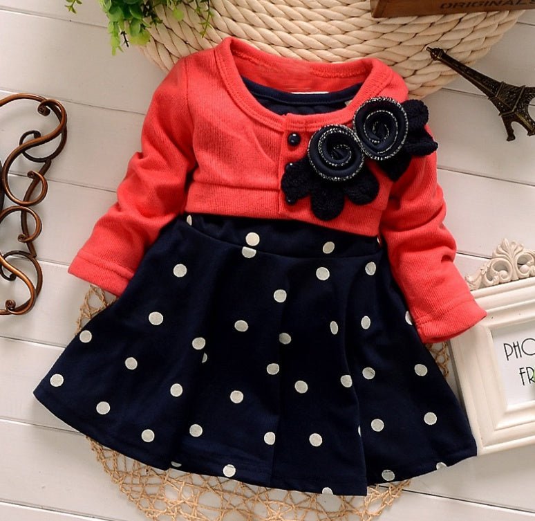 Polka Dot Girls' Dress