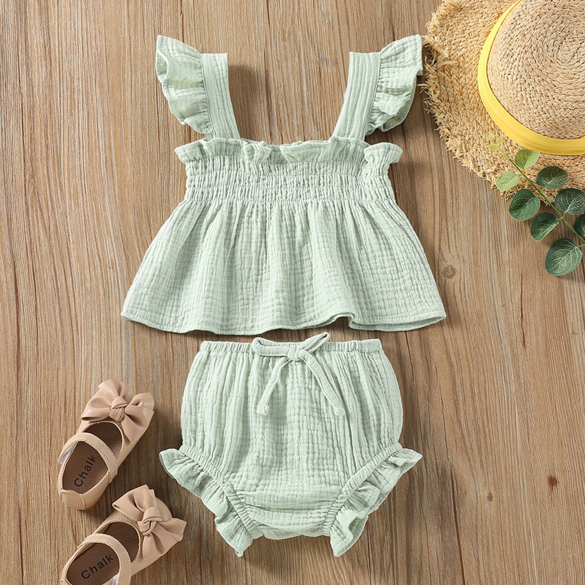 Toddler Ruffle Top and Bloomer Set