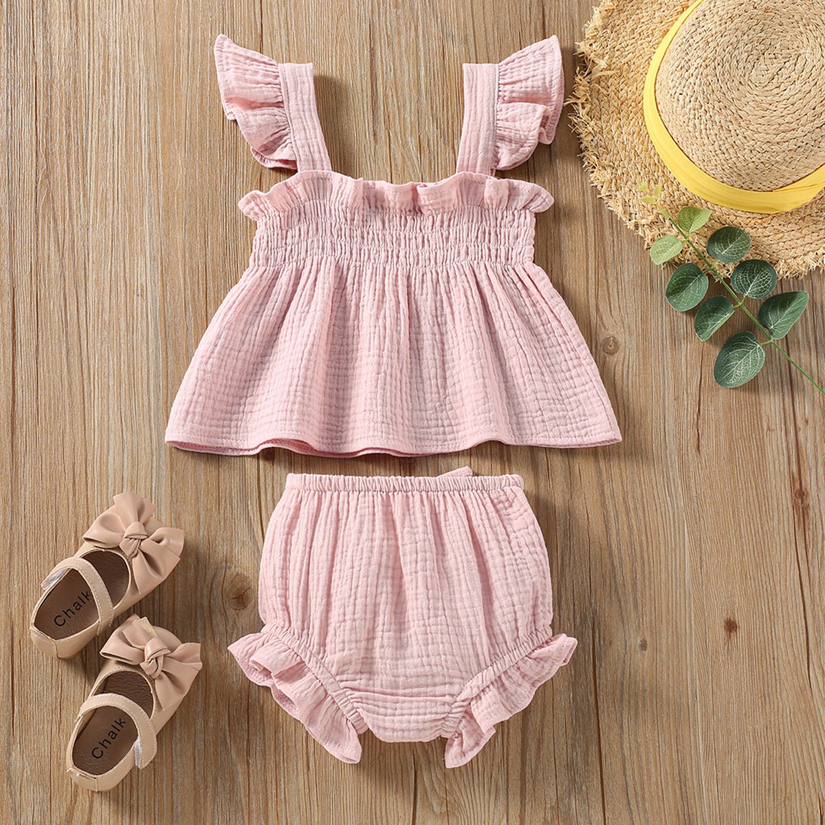 Toddler Ruffle Top and Bloomer Set