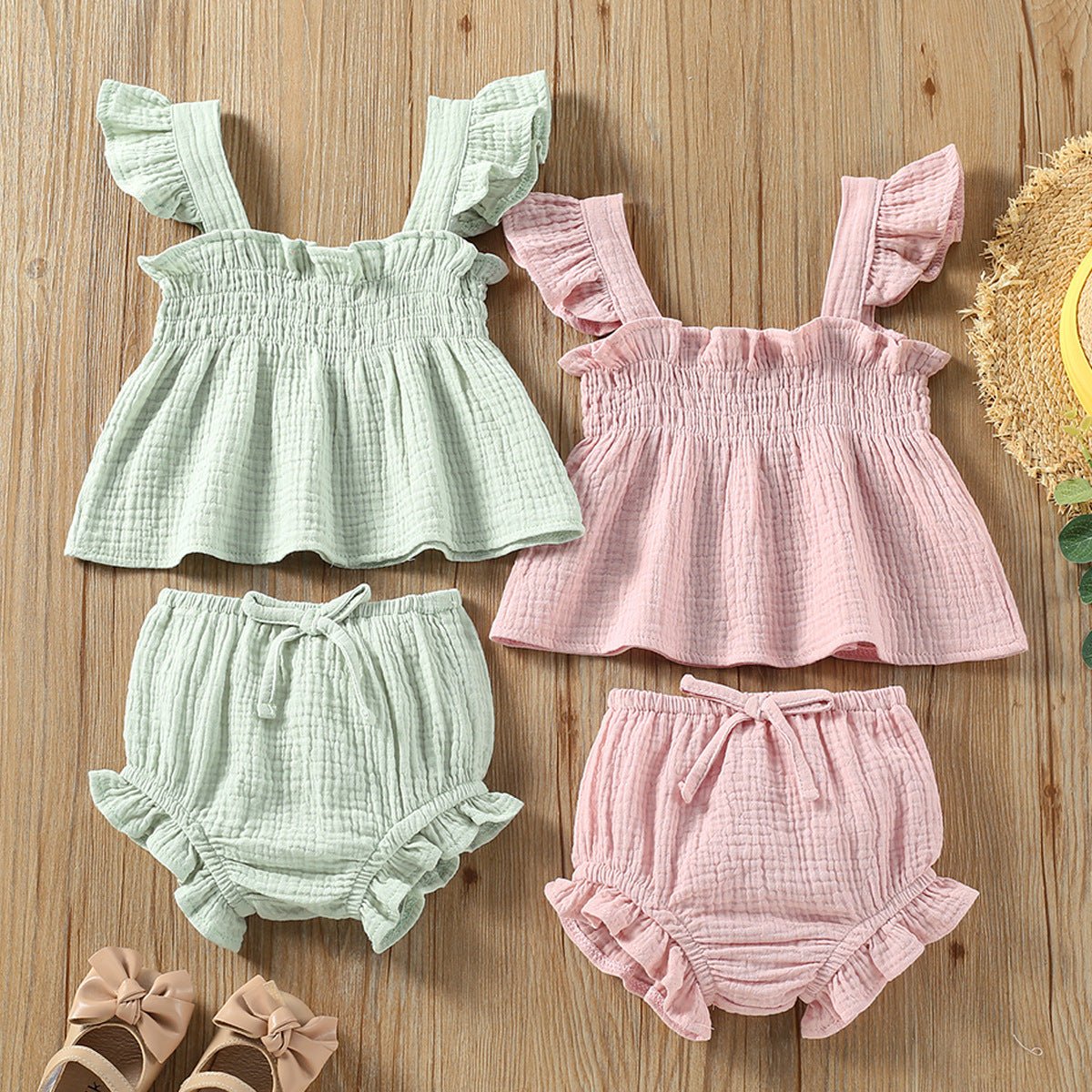 Toddler Ruffle Top and Bloomer Set