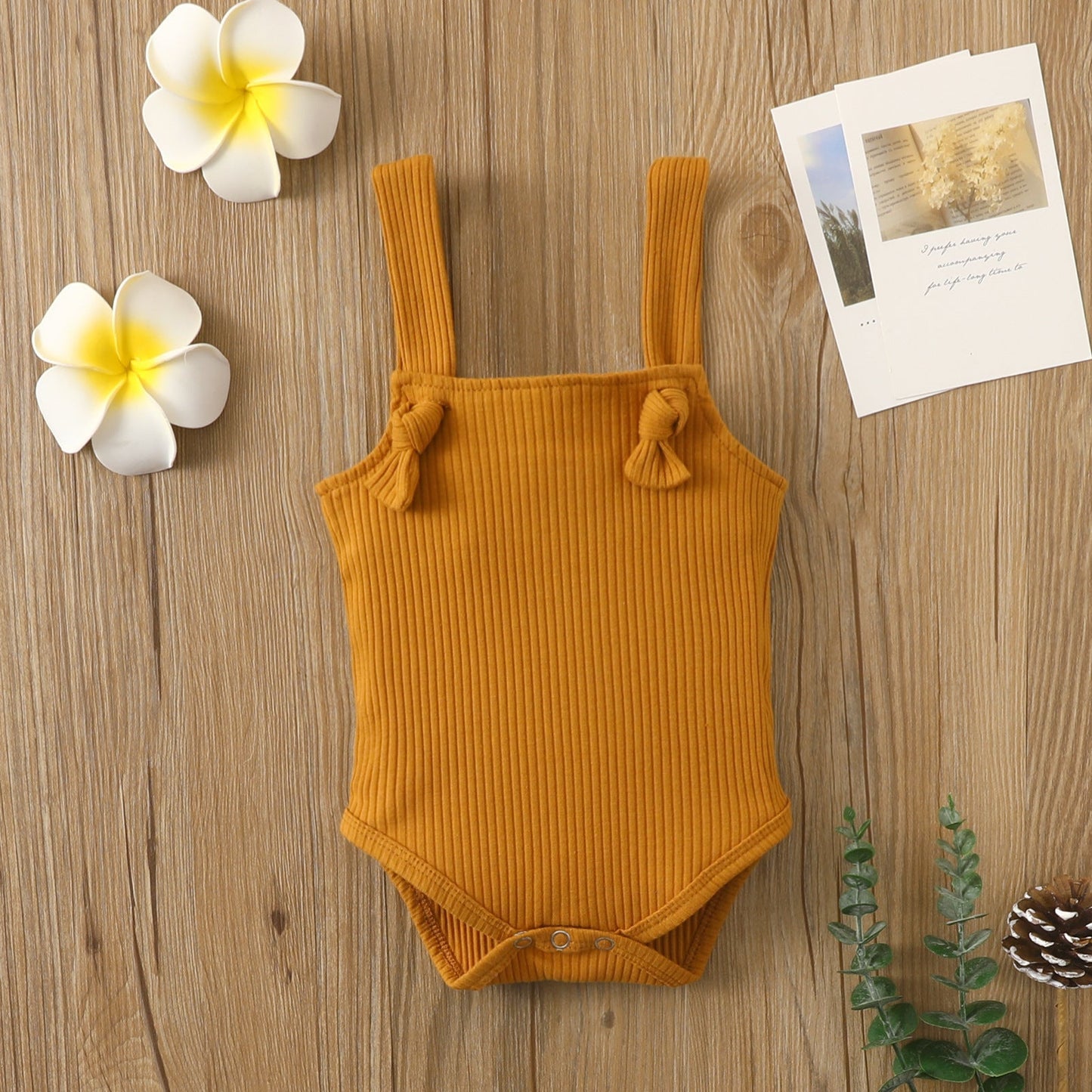 Baby Cotton Pit Strap Romper