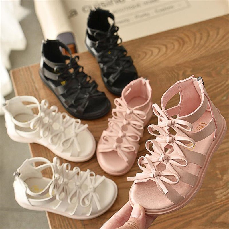 Stylish Girls Bow Sandals