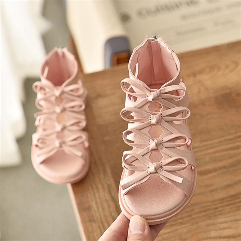 Stylish Girls Bow Sandals