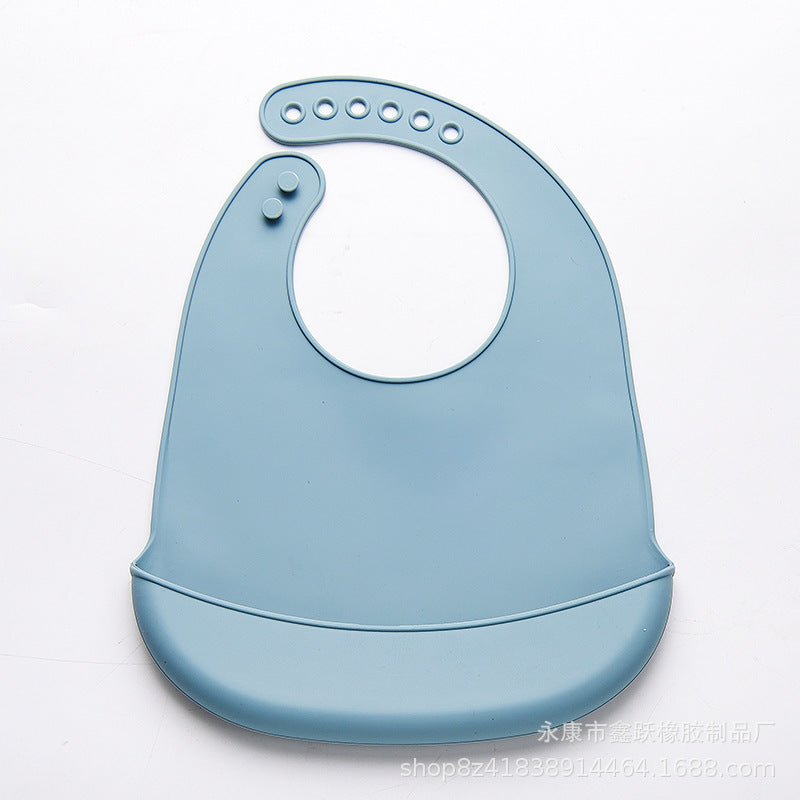 Silicone Bibs with Food Catcher