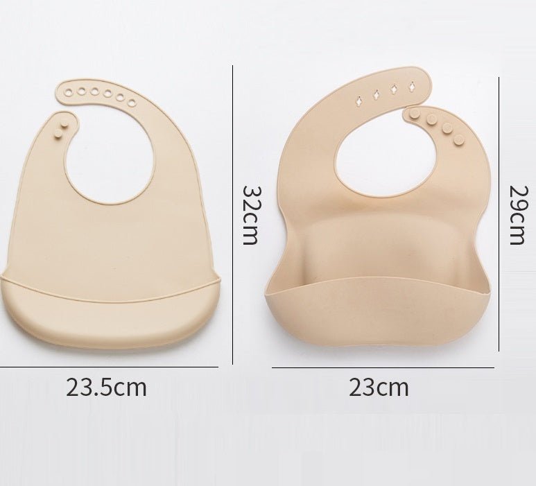 Silicone Bibs with Food Catcher