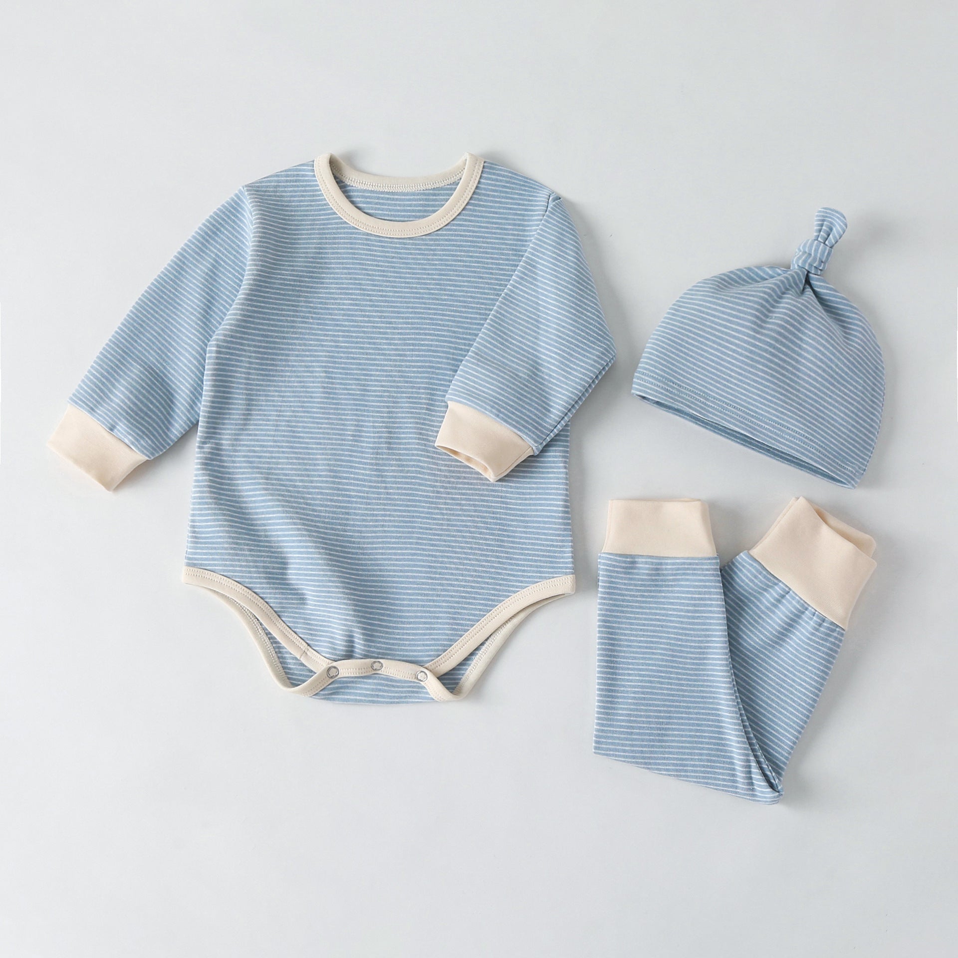 Baby Onesie, Pants & Beanie Set