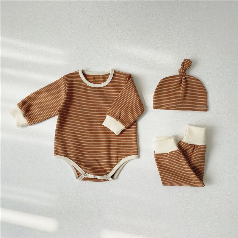 Baby Onesie, Pants & Beanie Set