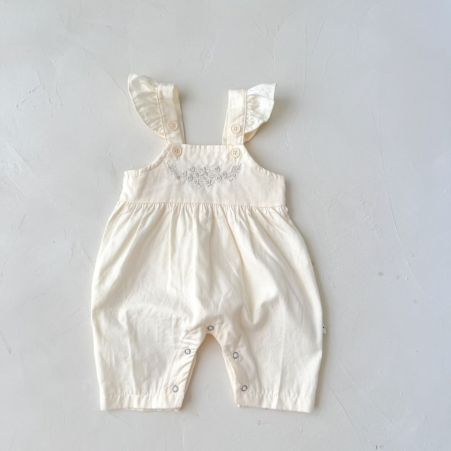 Vintage-Inspired Suspender Romper