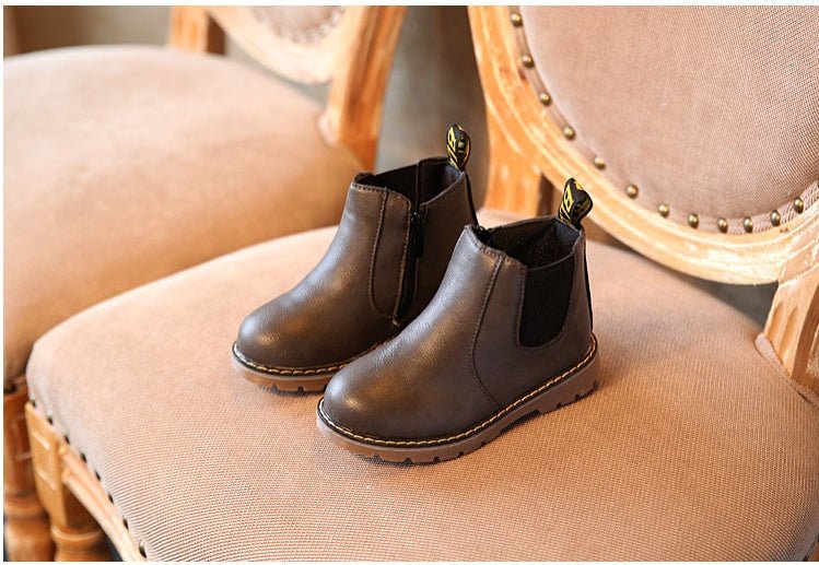 Kids Leather Chelsa Boots