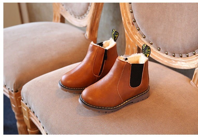 Kids Leather Chelsa Boots