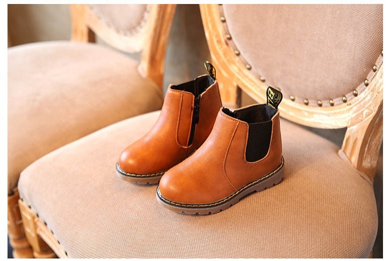 Kids Leather Chelsa Boots