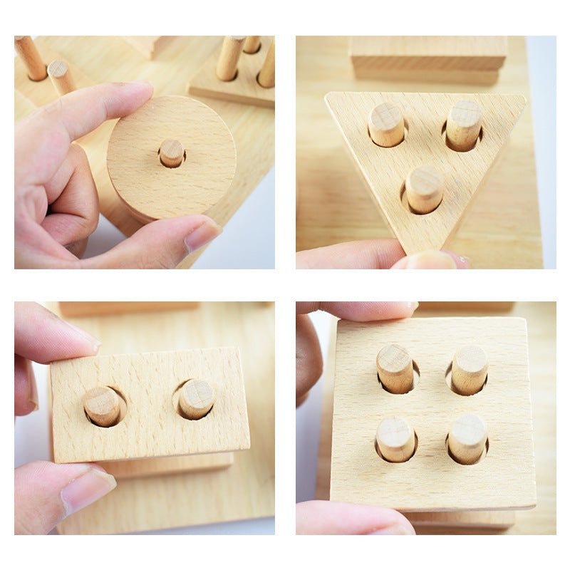 Kids Wooden Geometric Shape Puzzle